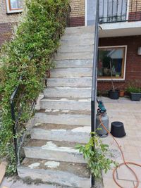 balkonreparatie en de trap herstellen balkonvloer voorzien van triflex profloor en de trap een Tss systeem aangebracht herenweg Rijnsaterwoude 8