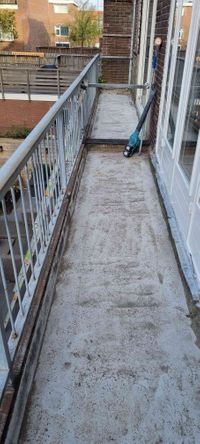 balkonreparatie triflex profloor stalen balk conserveren vve zaanenstraat haarlem 5